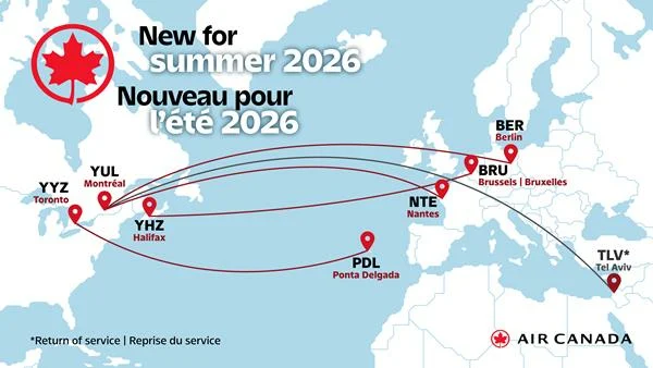 Air Canada to Launch New Flights to Berlin, Nantes, Ponta Delgada Air Canada to Launch New Flights to Berlin, Nantes, Ponta Delgada